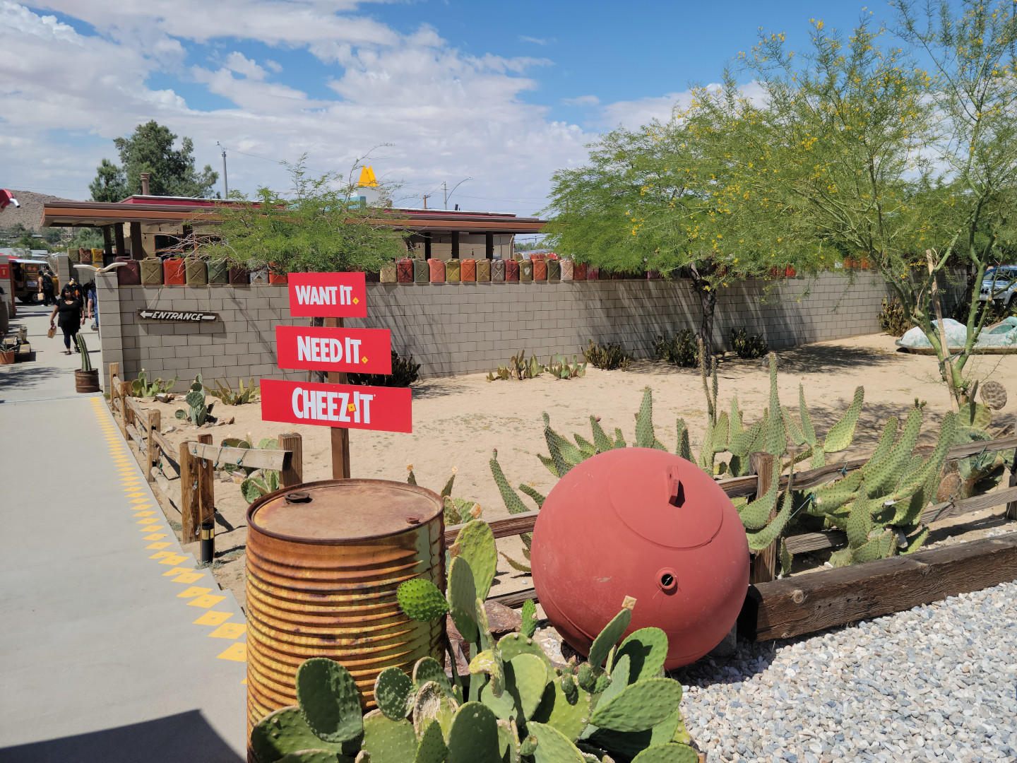 Cheez-It Stop Entrance